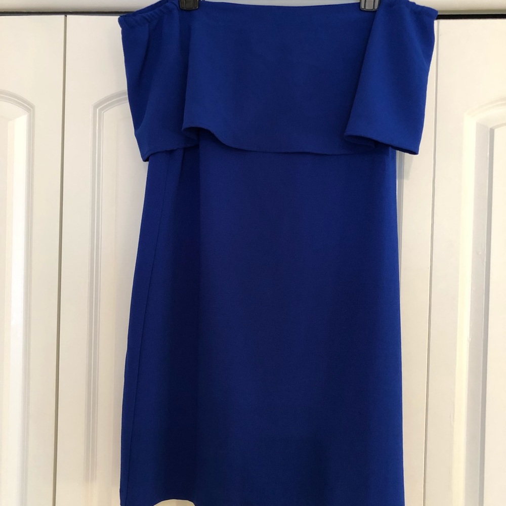 Beautiful royal blue Charles Henry dress.